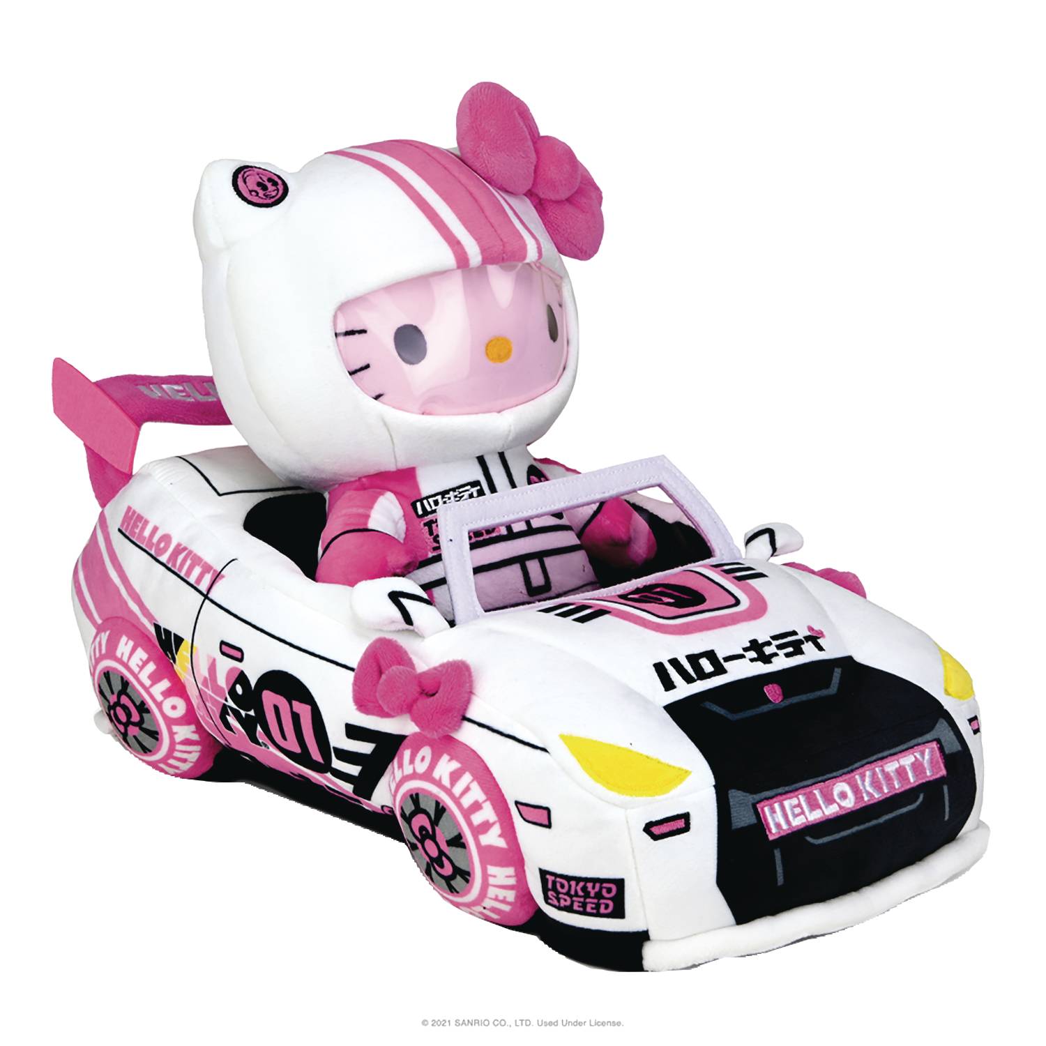 HELLO KITTY TOKYO SPEED RACER HELLO KITTY 13IN MED PLUSH