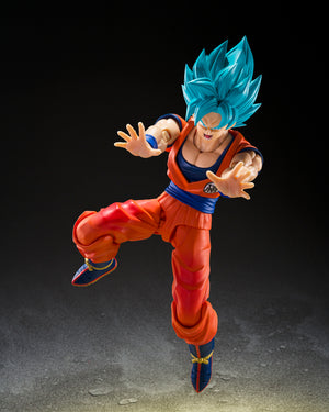 Bandai Tamashii Nations S.H.Figuarts Super Saiyan God Super Saiyan Son Goku (Blue Power Transcending Limits) “Dragon Ball”