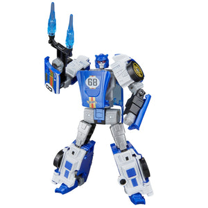 Transformers Collaborative Hot Wheels x Twin Mill Deluxe Class 5-Inch Robot Action Figure Converts to Racecar