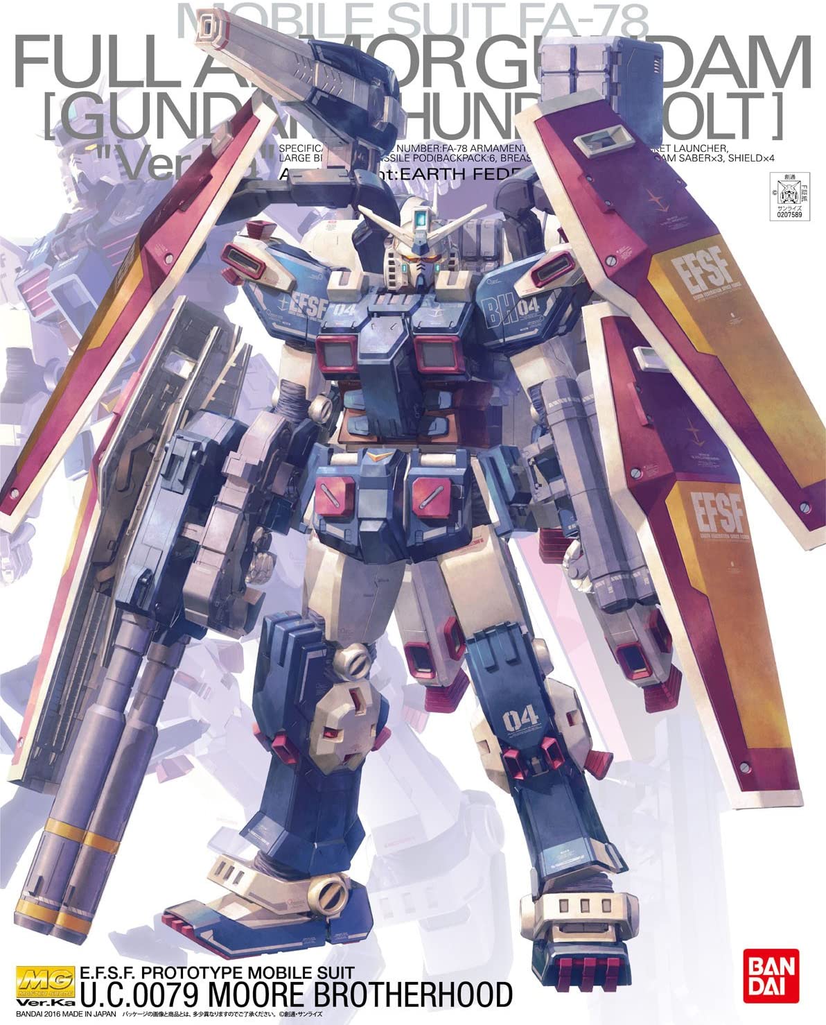Bandai MG 1/100 Full Armor Gundam Ver.Ka (Gundam Thunderbolt Ver.)