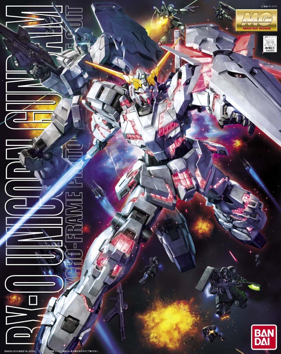 Bandai MG 1/100 Unicorn Gundam 'Gundam UC