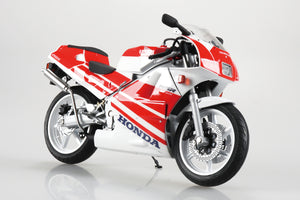 Aoshima 1/12 Diecast Motorcycle Honda NSR250R '89 Ross White × Fighting Red