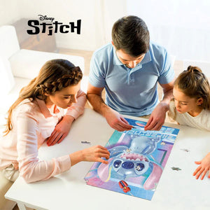 Stitch Puzzle – 200 Piece Prime 3D Disney Jigsaw “Glow” Scene (12"x18")