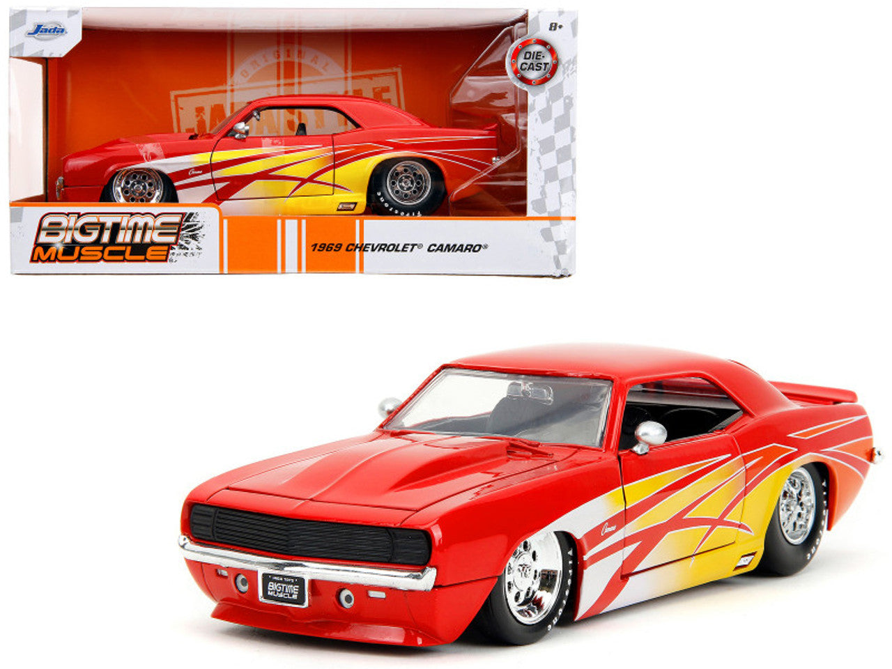 BIG TIME MUSCLE 69 CHEVY CAMARO 1/24 DIE-CAST VEHICLE