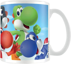 Super Mario Pyramid International Super Mario (Yoshi) Official Boxed Ceramic Coffee/Tea Mug, Multi-Colour, 11 oz/315 ml