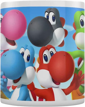 Super Mario Pyramid International Super Mario (Yoshi) Official Boxed Ceramic Coffee/Tea Mug, Multi-Colour, 11 oz/315 ml