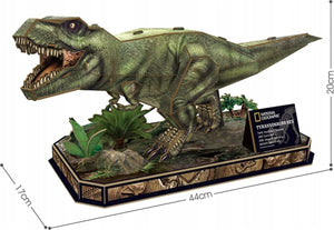 CubicFun 3D National Geographic T-Rex Dinosaur Puzzle for Kids Stacking Creative Game 8+