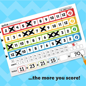 Qwixx - A Fast Family Dice Game Multi-Colored, 5"