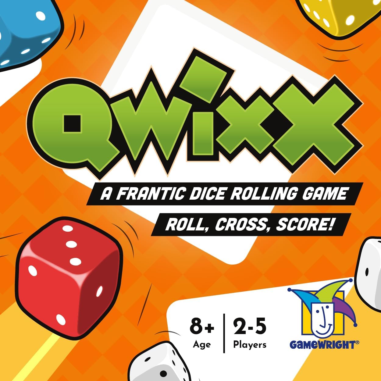 Qwixx - A Fast Family Dice Game Multi-Colored, 5"