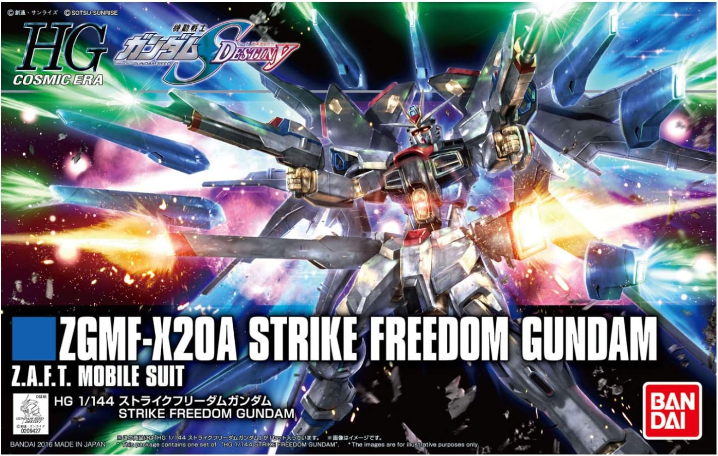 GUNDAM BREAKER BATTLOGUE PERFECT STRIKE FREEDOM HG MDL KIT