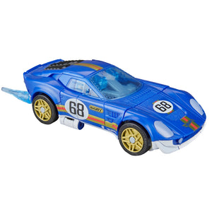 Transformers Collaborative Hot Wheels x Twin Mill Deluxe Class 5-Inch Robot Action Figure Converts to Racecar