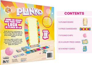 PLINKO - Family Board Game Inspired by The Price is Right, Great for 2+ Players Ages 10+