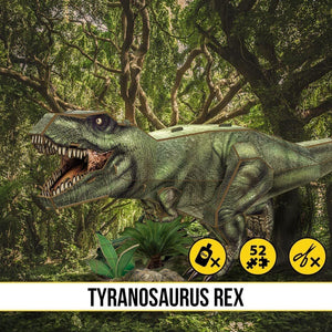 CubicFun 3D National Geographic T-Rex Dinosaur Puzzle for Kids Stacking Creative Game 8+