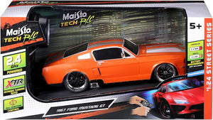 Maisto Tech R/C 1:24 Scale 2.4 GHz 1967 Ford Mustang GT, Metallic Orange