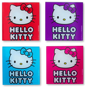 Hello Kitty 4-Pack Coaster Set (Glass)