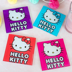 Hello Kitty 4-Pack Coaster Set (Glass)