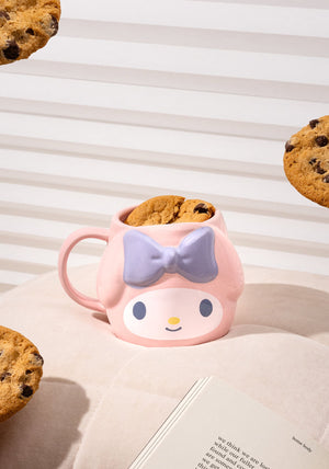 My Melody Face Sculpted Mug 13.2oz