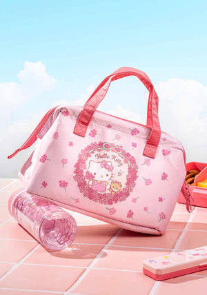 Hello Kitty Insulated Lunch Tote Bag (Floral Wreath)