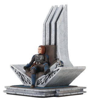 STAR WARS PREMIER COLLECTION BO-KATAN ON THRONE STATUE