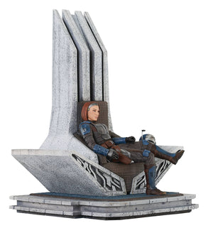 STAR WARS PREMIER COLLECTION BO-KATAN ON THRONE STATUE