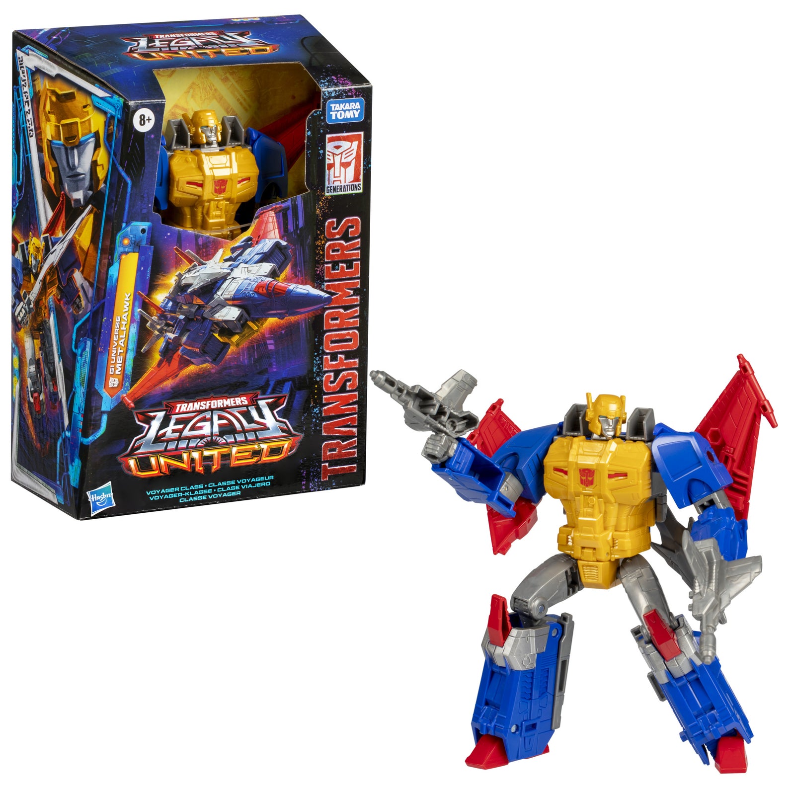 TRANSFORMERS GEN LEGACY G1 VOY METALHAWK AF