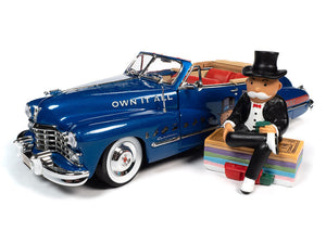 SSM MONOPOLY 1947 CADILLAC CONVERTIBLE W/ FIG 1/18 DIE-CAST