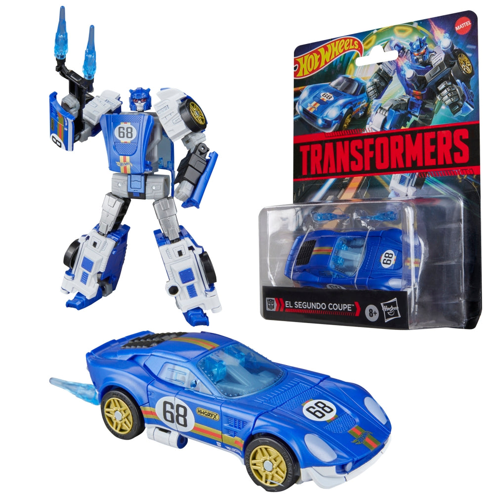 Transformers Collaborative Hot Wheels x Twin Mill Deluxe Class 5-Inch Robot Action Figure Converts to Racecar