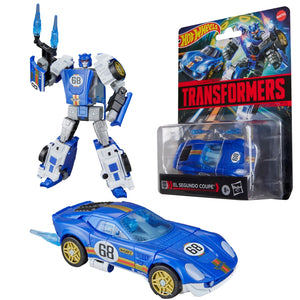 Transformers Collaborative Hot Wheels x Twin Mill Deluxe Class 5-Inch Robot Action Figure Converts to Racecar