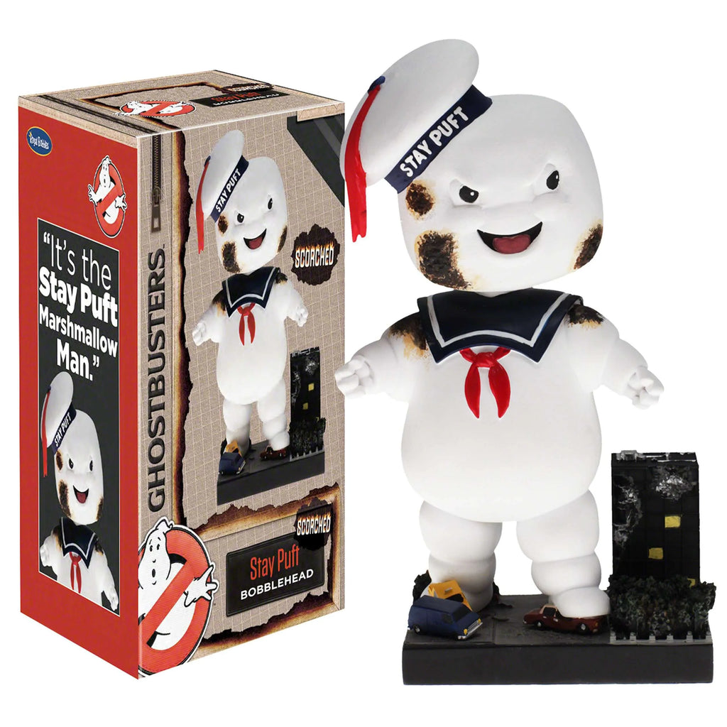 GHOSTBUSTERS CLASSIC STAY PUFT SCORCHED BOBBLE HEAD