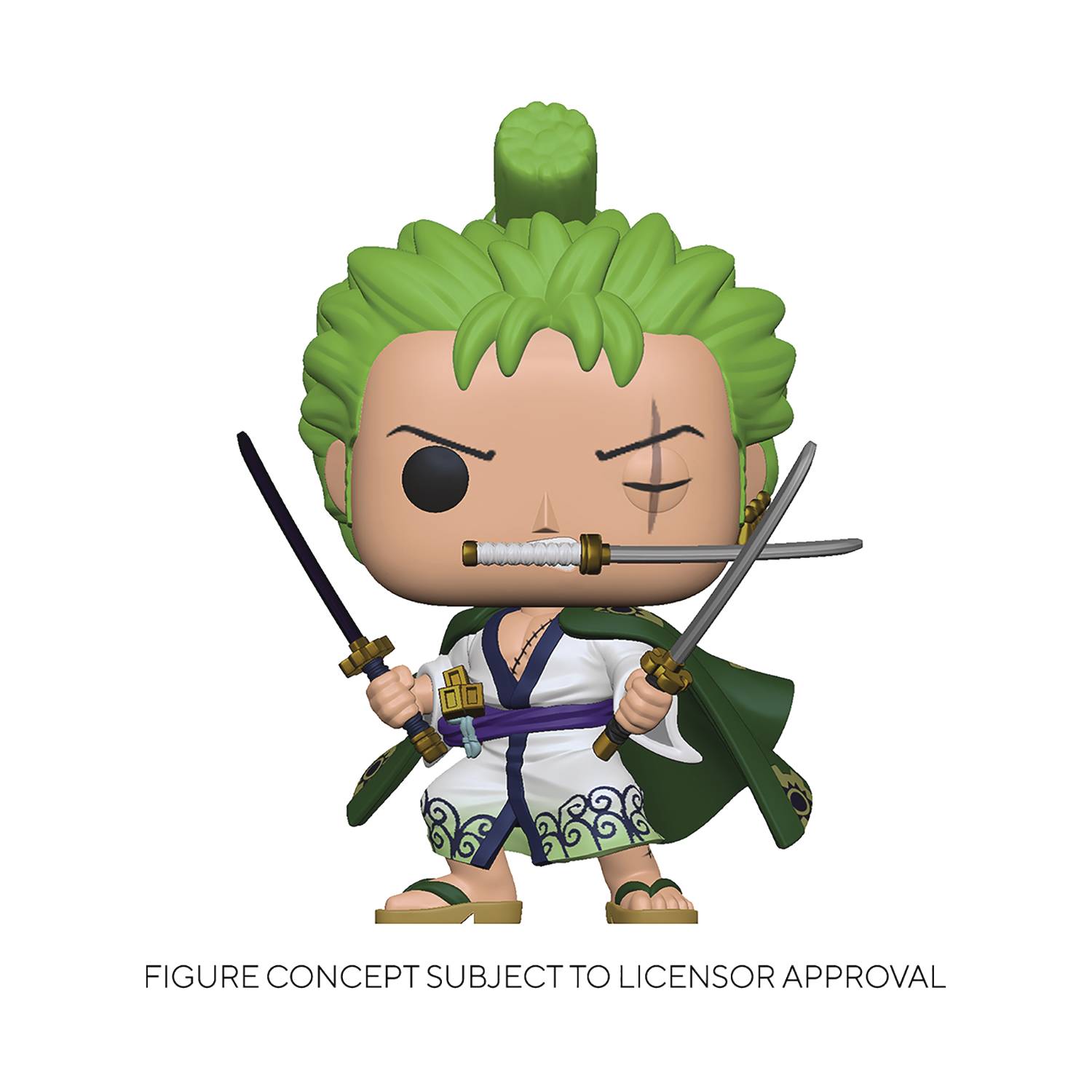 POP ANIMATION ONE PIECE RORONOA ZORO VINYL FIG