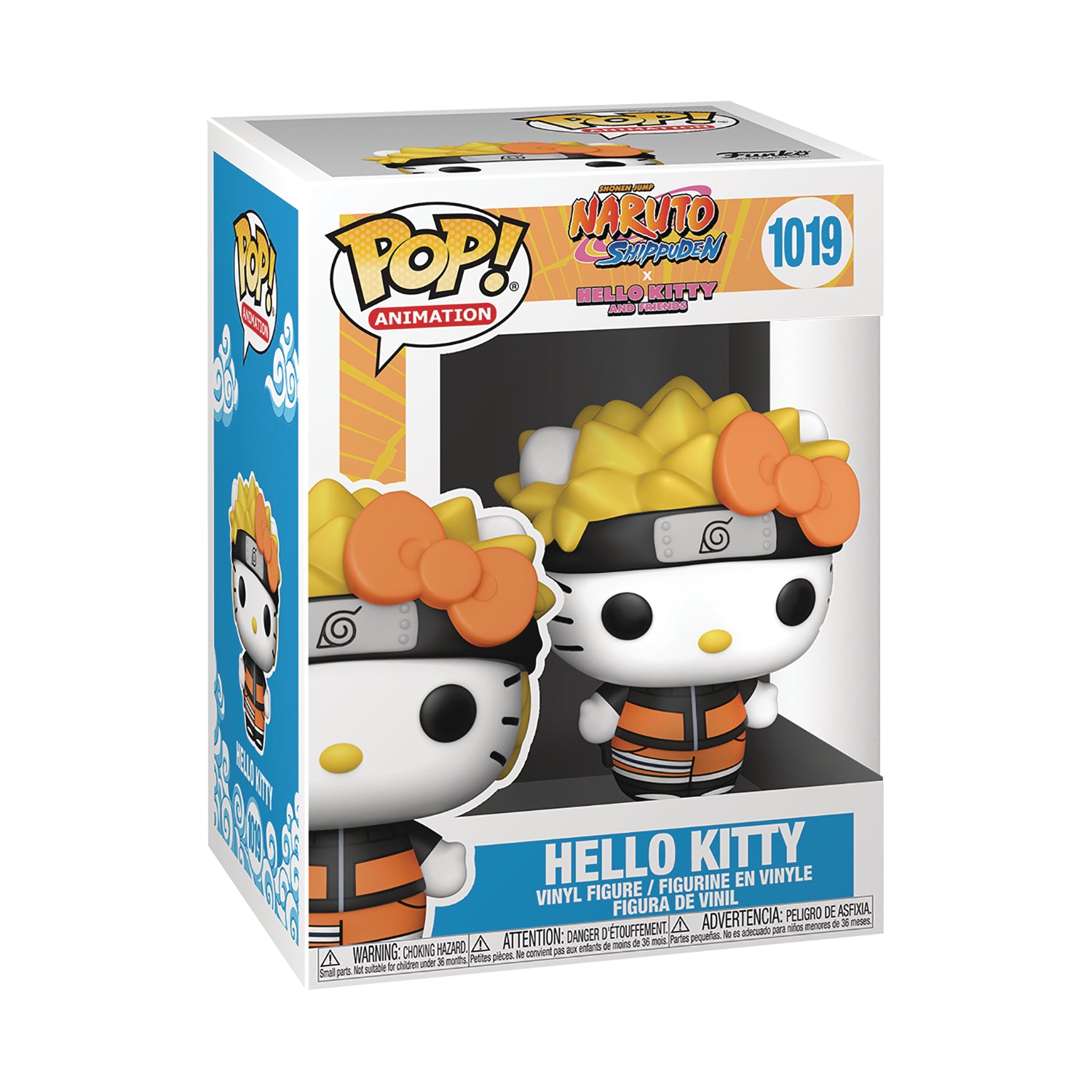 POP ANIMATIONS SAN/NARUTO HELLO KITTY VINYL FIG