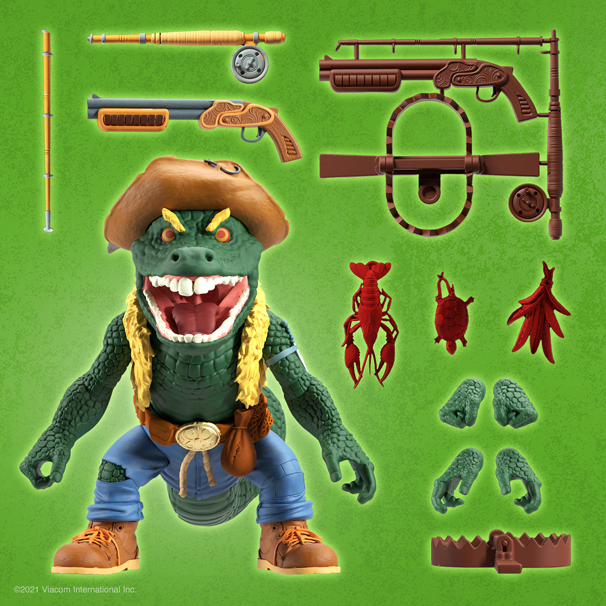 TMNT ULTIMATES WAVE 5 LEATHERHEAD FIGURE