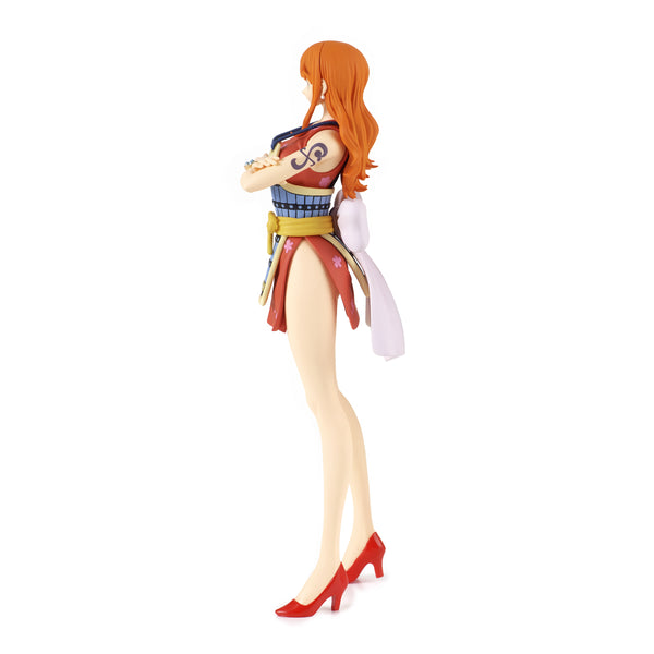 ONE PIECE GLITTER & GLAMOURS WANO COUNTRY NAMI II FIG A - Cape