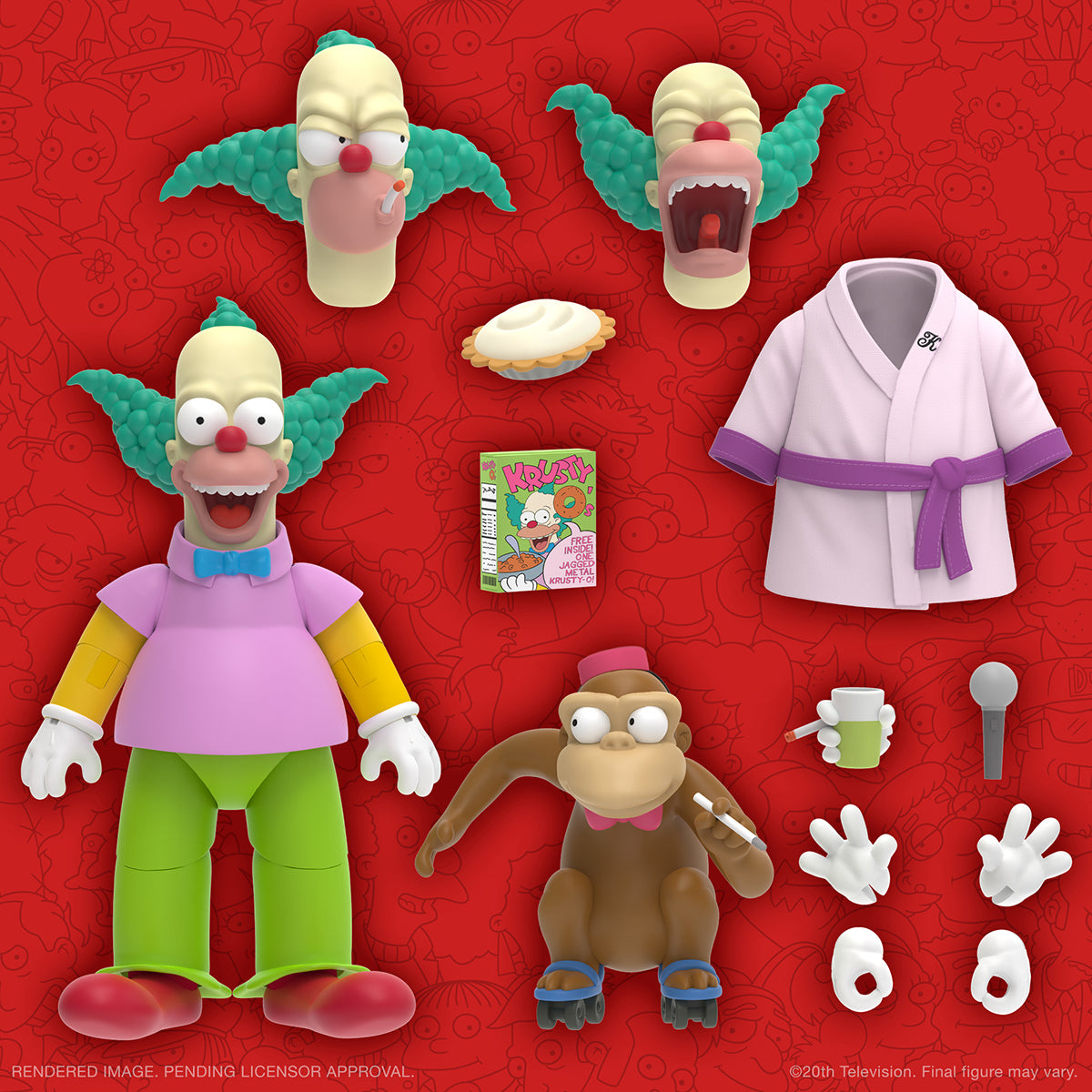 SIMPSONS ULTIMATES W2 KRUSTY THE CLOWN AF Pre Order estimated